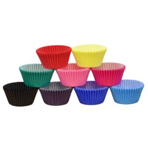 Muffin Cases – Assorted Rainbow Mix