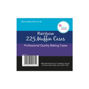 Muffin Cases – Assorted Rainbow Mix