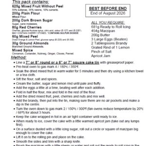 Traditional Fruit Cake Pack